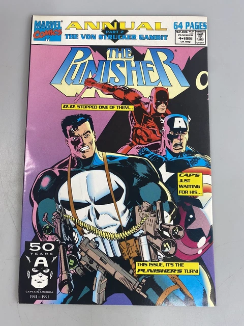 Marvel Comics the Punisher Annual The Von Strucker Gambit part 2 #4 1991