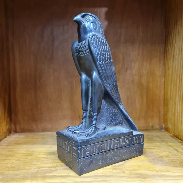 Ancient Egyptian Antiques Statue Horus Pharaonic God Falcon Bird Stone Egypt BC