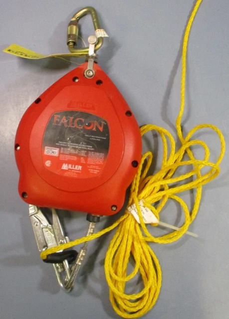 Miller Falcon MP20G/20FT Self Retracting Lifeline MP20G 310lbs Max Capacity 20'L