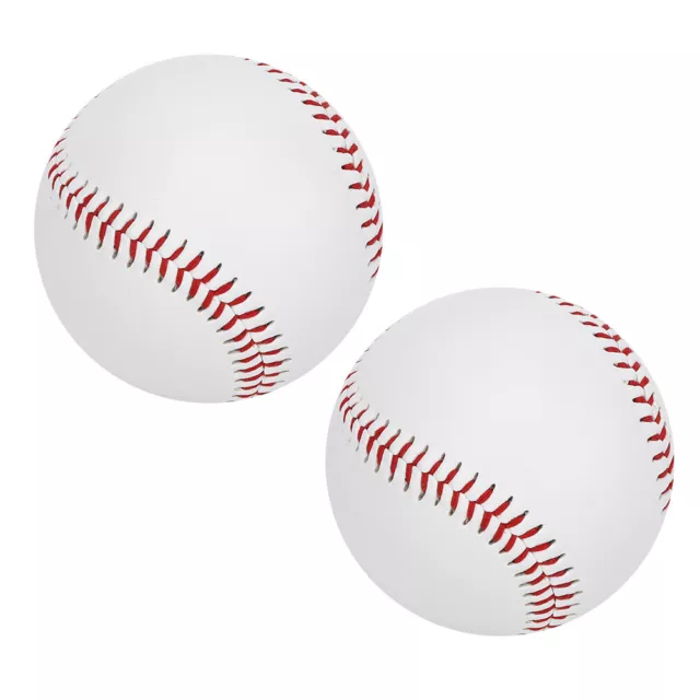 (Soft Baseball)2Pcs PU Elastic Soft Filling Trainning Wear Resistant Base Ba HOM 2