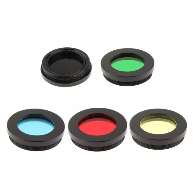 For Celestron Orion Telescope Color Filter Set 1.25" Moon Nebula Planet 5Pcs