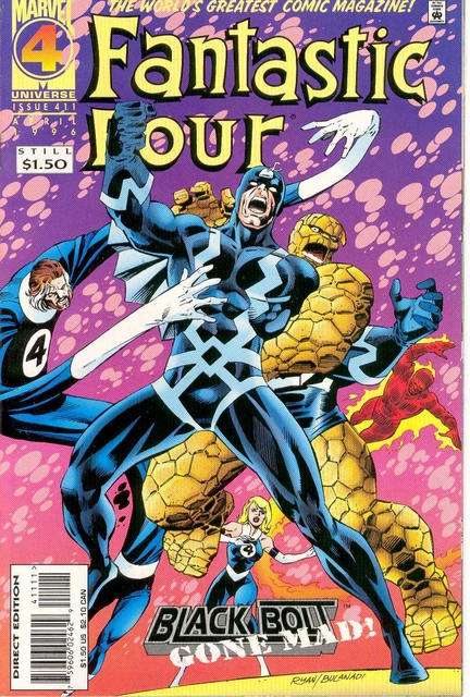 Fantastic Four (Vol. 1) #411 FN; Marvel | Black Bolt Tom DeFalco - we combine sh