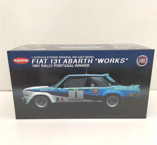Kyosho Fiat 131 Abarth Works 1/18 Scale Car