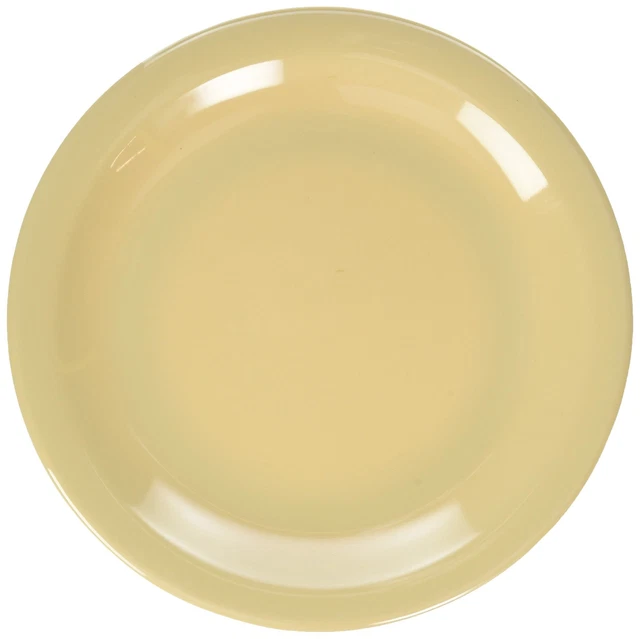 Winco MMPR-6 Round Melamine Plate, 6.5-Inch, Tan ( 12 Count )