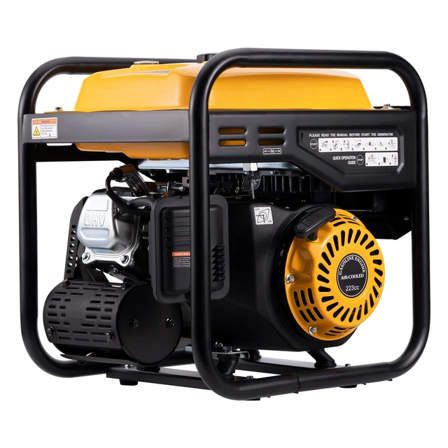KD695 Stromgenerator 3,5 kW 380V 230V AVR mobil Benzin Notstromaggregat 3500w
