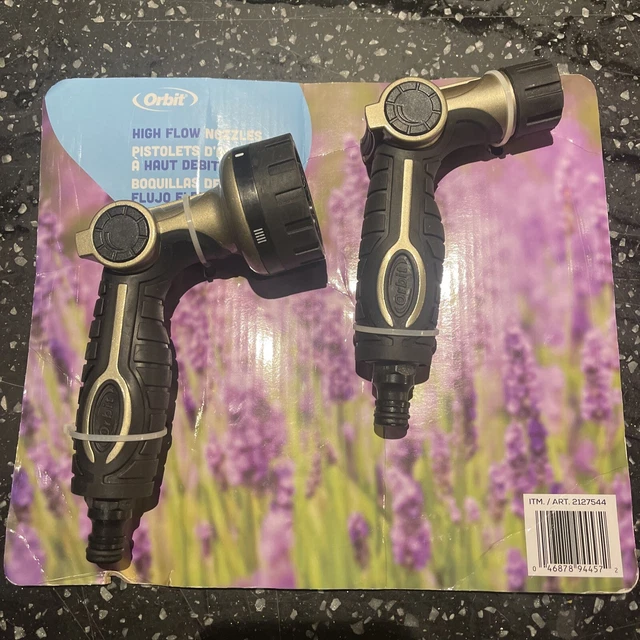 NEW ORBIT METAL Adjustable Garden Hose Spray Nozzle FREE FAST SHIPPING