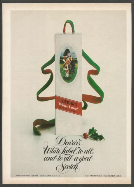DEWAR'S ''White Label'' . Blended Scotch Whisky - 1979 Vintage Print Ad