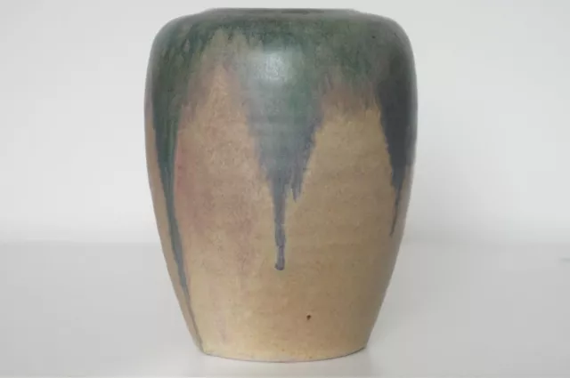 Upchurch Art Pottery Vase - Cascading Drip Glaze - c.1920