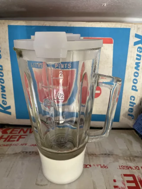 KENWOOD CHEF - Glass Blender/Liquidiser A788 - (Fits A701a, A707) Ex Condition.