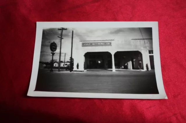 Old Photograph Jennie Rust Studio Beeville Texas Old Gulf Station St Mary's St