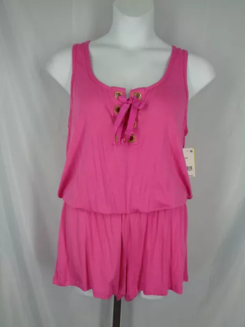 Trina Turk Recreation Sleeveless Romper Shorts Size XL New