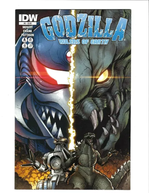 Godzilla Rulers Of Earth #6 Nov. 2014 Cover By Matt Frank 10.0 Gem Mint Perfect!