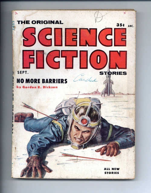 SCIENCE FICTION STORIES Pulp 3rd Series Vol. 6 #2 GD- 1.8 1955 Low ...