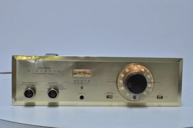 Vintage H.H. Scott 350B MPX Stereo FM Tube Tuner