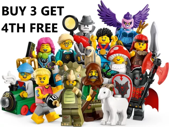 Lego minifigures series 25 71045 new pick choose your own BUY 3 GET 4TH FREE