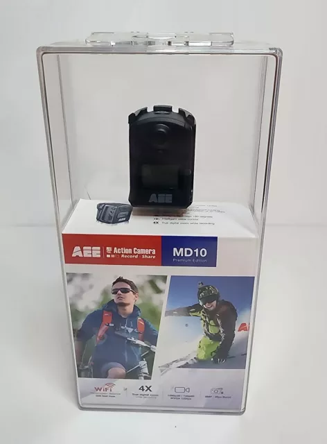 AEE MD10 Action Camera Premium Edition With Accessories WiFi 1080p NEW