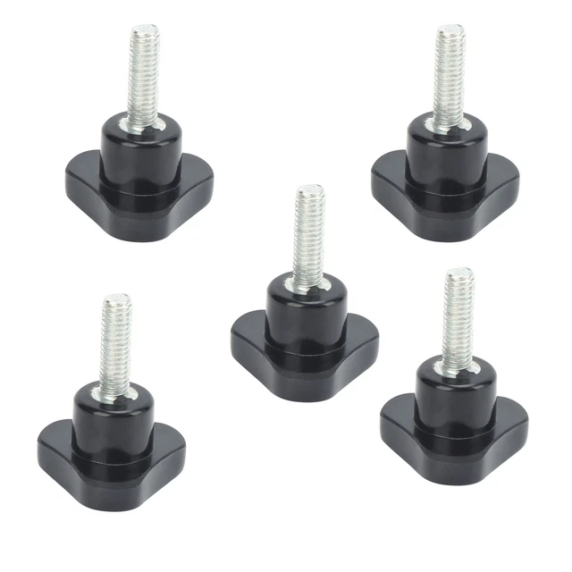 (M6*32 * 20)5 Pz Manopola Bullone Ingegneria Plastica Maniglia Tornio