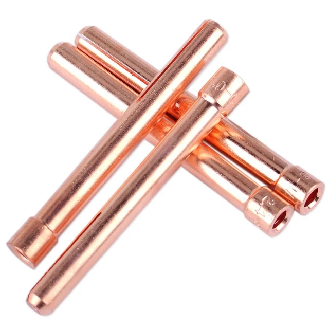 1.0-3.2mm Soudure Collet Tig Rouge Cuivre Pointe Pièce de Rechange Pièces Set