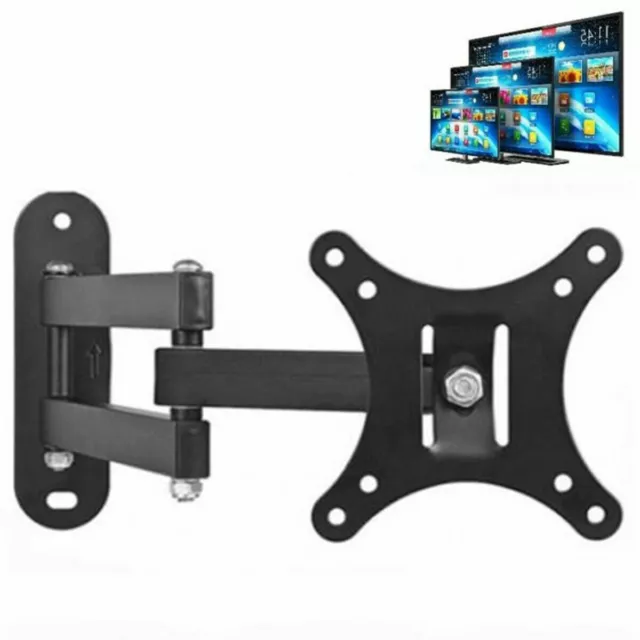 Staffa Porta Tv Monitor 14 19 22 24 26 32 37" Supporto Braccio Muro 118 Sc0