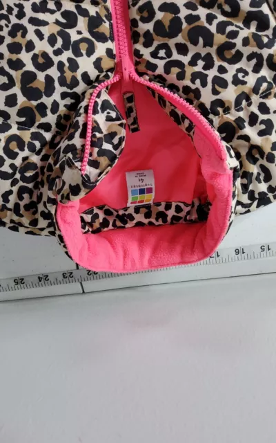 HEALTHTEX COAT SIZE 4T leopard Print Zipper Hot pink multicolored ...
