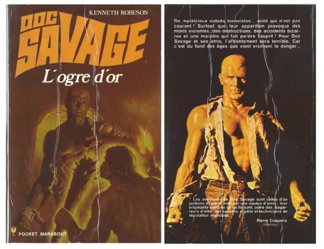 Rare Eo 1974 Kenneth Robeson + Jim Bama + Doc Savage N° 35 : L'ogre D'or