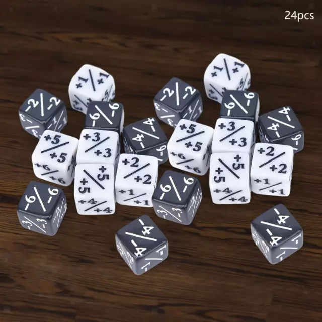 24 Pieces Counter Token Dice Tracking Counter Dices