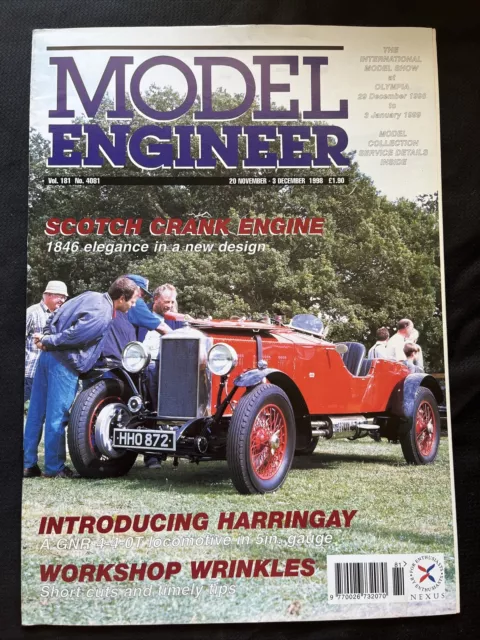 Model Engineer Magazine Vol. 181 No. 4081 - 20 November - 3 December 1998
