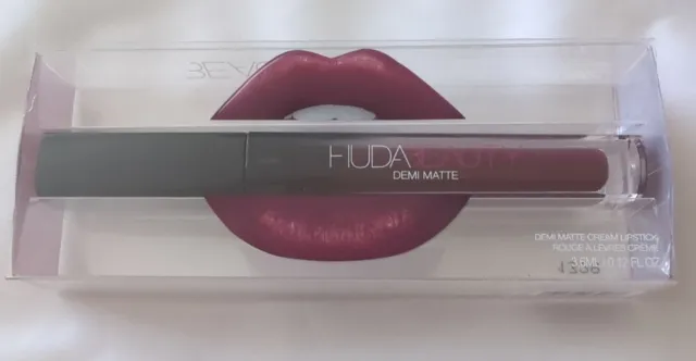 Brand New & Sealed Huda Beauty Demi Matte Cream Lipstick - Bawse - 3.6Ml