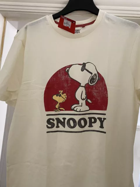 Peanuts Snoopy and Woodstock lizenziertes 2XL T-Shirt