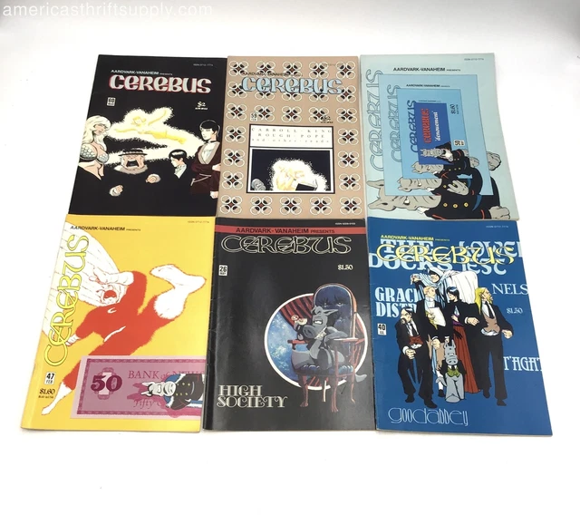 33 Vintage 1980s Aardvark-Vanaheim Comic Book(s) Cerebus Series Collection Lot 3