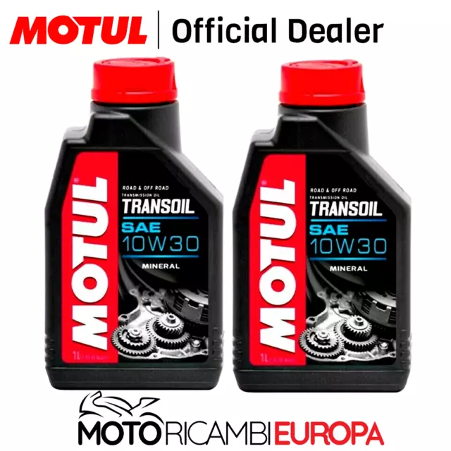 Motul Transoil 10W-30 1L Minerale Per Frizioni A Bagno D'olio 2L - Promo Spediz.