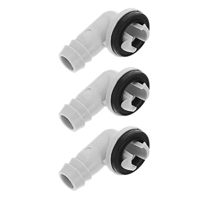 3 PCS Climatiseur de remplacement Climatiseur Drain Connecteur Connecteur Eau