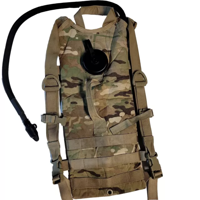 US Army Molle II Hydration System Carrier Water Backpack Camel Pack