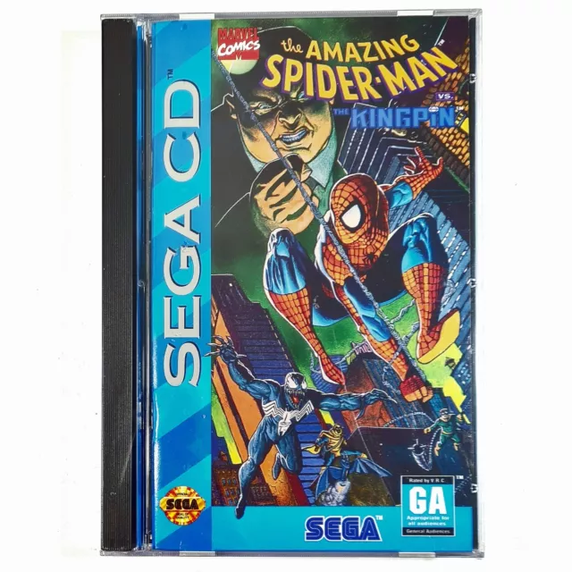 1993 Marvel Sega CD Jeu The Amazing US / Ntsc Neuf / Sealed VGA Prêt