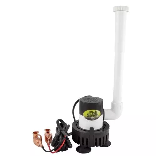 Marine Metal Aerator Livewell Kit Cooler Bait Bucket Fish Saver 12V Pump 360GPH Marine Metal Aerator Livewell Kit Cooler Bait Bucket Fish Saver 12V Pump 360GPH
