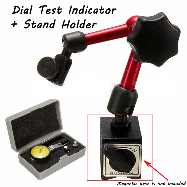 Universal Flexible Magnetic Metal Base Holder Stand Dial Test Indicator Tool d