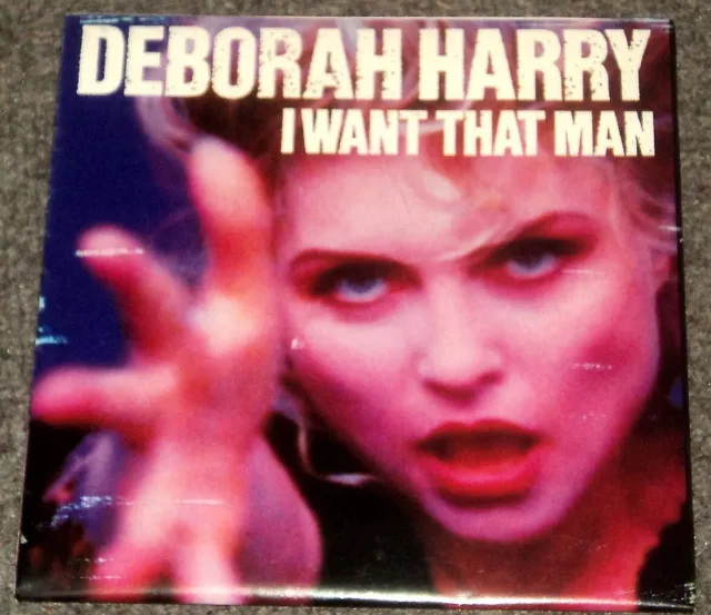 BLONDIE DEBBIE HARRY "I Want That Man" 1989 UK ONLY 7" w/POSTER SLEEVE MINT 7"