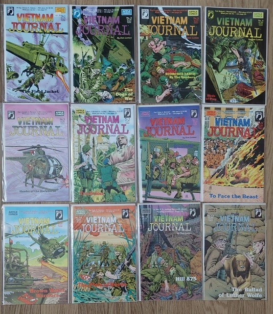 Vietnam Journal Apple Comics 12  Issues  #1 #2 #3 #4 #5 #6 #7 #8 #9 #10 #12 #13 
