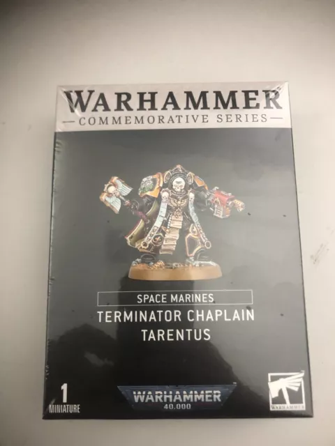 Warhammer 40K Serie Conmemorativa Terminator Capellán Tarento NUEVO SELLADO FUERA DE IMPRENTA