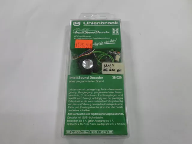 Uhlenbrock 36020 Intellisound Decoder, 8 pin connection 2