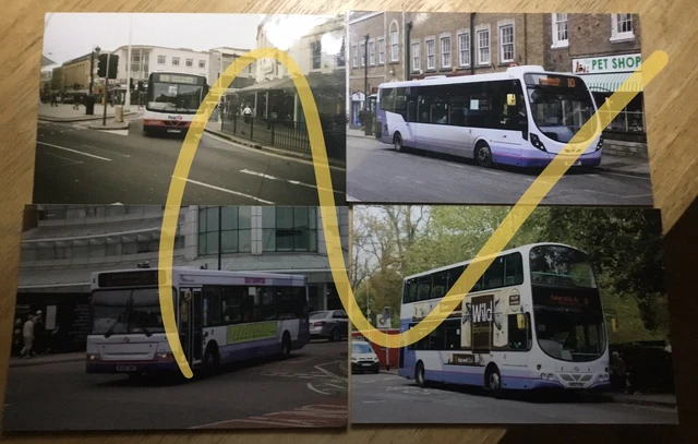 FIRST BUS PHOTOS x 6 Various Areas As Shown Southampton Solent Bristol ...