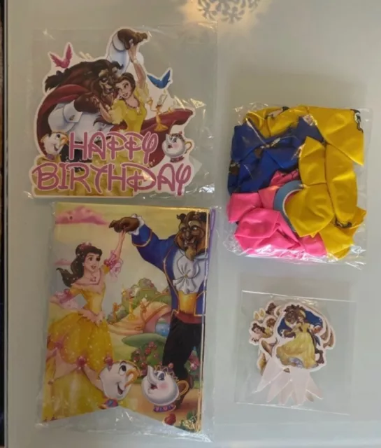 Disney Beauty & The Beast Party Decorations