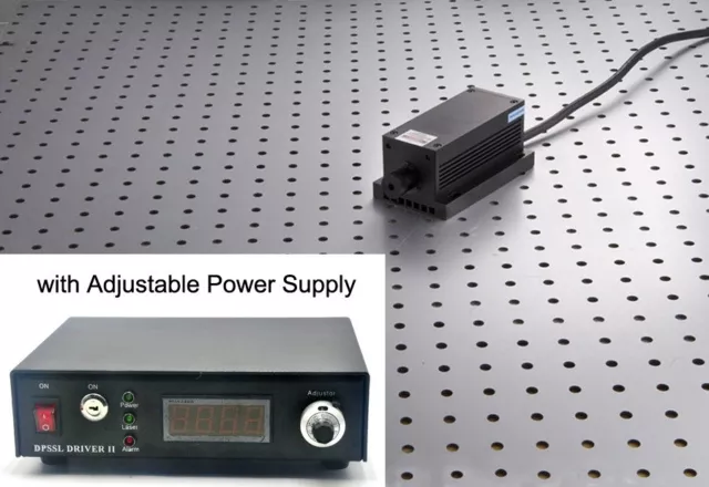 473nm 500mW Blue Laser Dot Module + TTL Analog + TEC + Adjustable Power Supply
