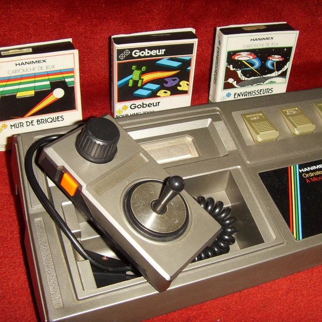 RARE Console HANIMEX HMG 7900 avec jeu GLOUTON - FR
