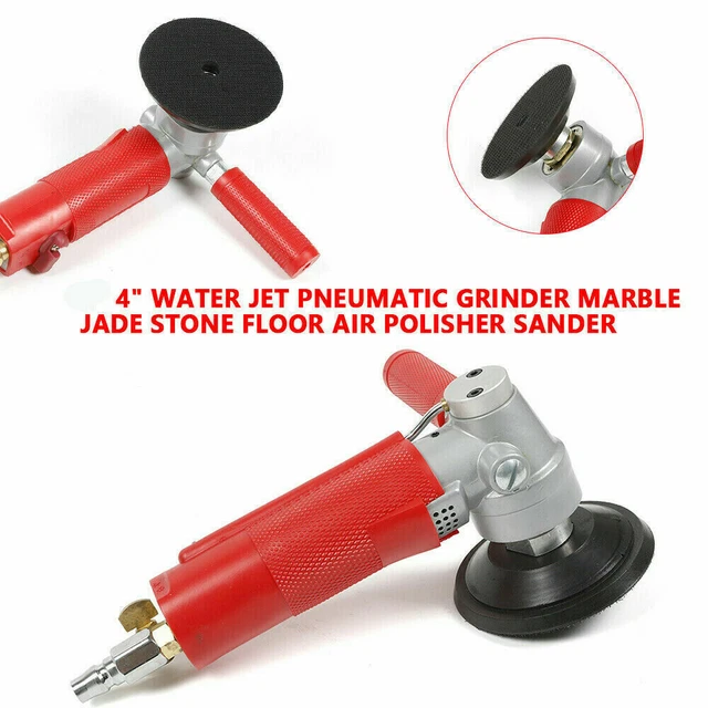 Lijadora neumática de chorro de agua 4" lijadora de aire para piedra de jade mármol 4300 rpm