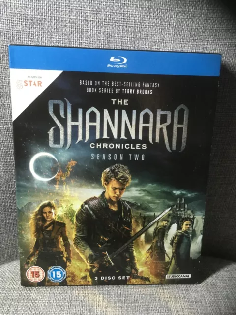 The Shannara Chronicles Season Two (NEW SEALED 3 DISC BLU-RAY WITH SLIP COVER)