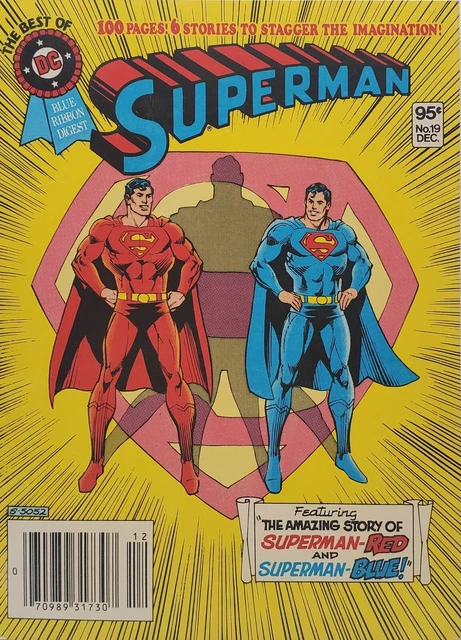 Best Of DC #19 1981- Superman- Red & Blue- DC DIGEST - NM
