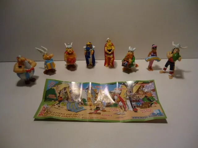 Ü-Ei 2009 50 Jahre Asterix Jubiläumsserie Komplettsatz + 1 BPZ