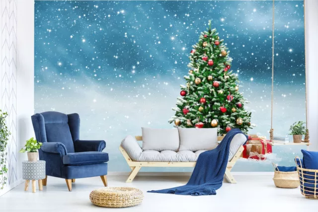 3D Snow A343 Christmas Xmas Wallpaper Wall Murals Removable Self-adhesive Amy