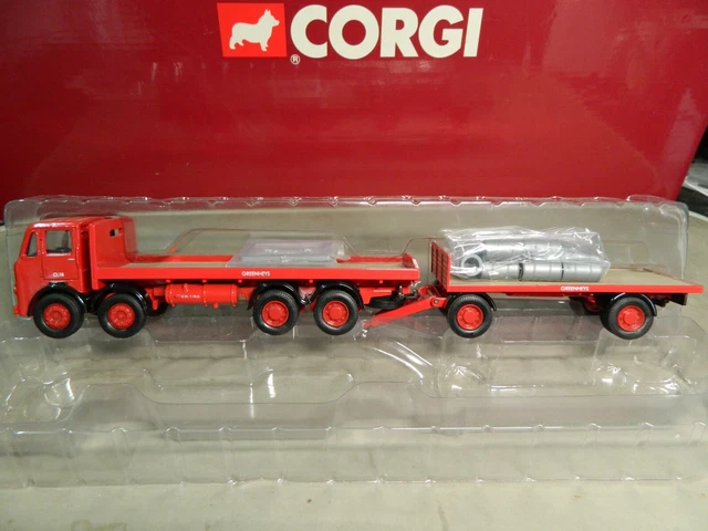 CORGI CLASSIC TRUCK LEYLAND OCTOPUS FLATBED & LOAD ENTRESS, SWANSEA CC10605